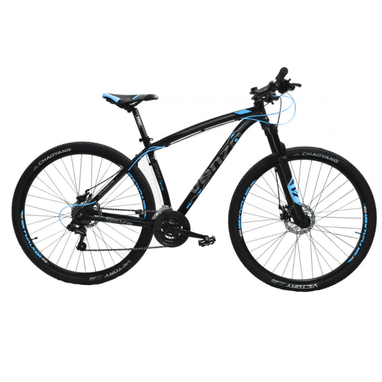 Bicicleta mtb Venzo Loki r29 ng teal gris integ. 1 1/8 (conj arm) freno mec.