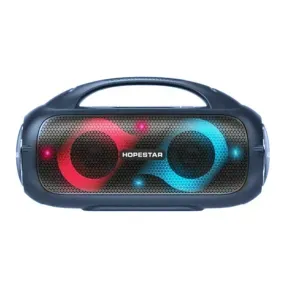 Parlante Hopestar portatil A50party 60w BT tws RGB azul