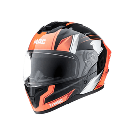Casco Mac Ff70 Volt Komak NegroRojo Brillo Talle L