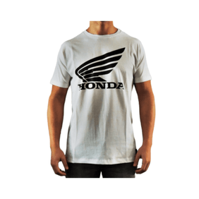 Remera Honda Less Logo Wing Tee Blanca Talle M