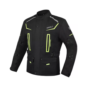 Campera Parka Gp 23 Cp 30 Tilcara Cordura C-Int Desmontable Y Protecciones Negro Y Fluor Xxl