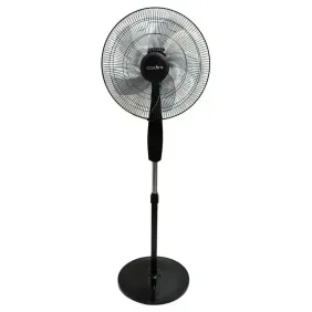Ventilador Codini De Pie 18 Negro - 3 Vel/ 5Aspas/80W V18N