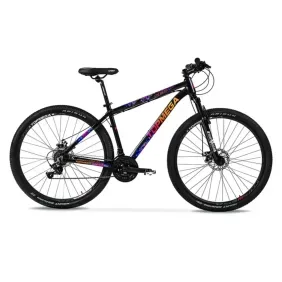 Bicicleta Mtb Regal Aluminio R29 21V Negro Fucsia/Nar M