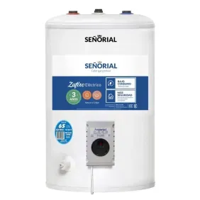 Termotanque Eléctrico Señorial Zafiro Blanco 65L Tesz-65