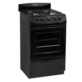 Cocina Escorial candor s2 51 cm negra g/l can51nl