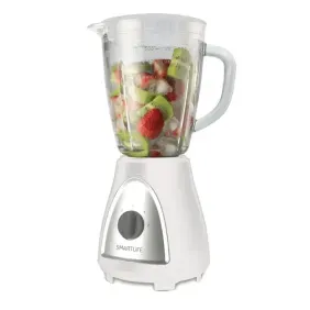 Licuadora smartlife 1.5l 400w jarra vidrio 2vel sl-bl1008wpn
