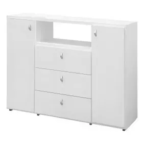 Arcon Platinum Multifuncion 3 Cajones 2Ptas 5 Estantes Gris Andino 260609