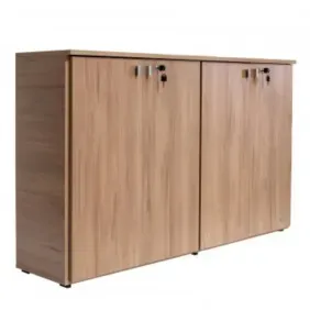 Biblioteca Platinum Inferior 4 Ptas 2 Estantes Acacia 50510