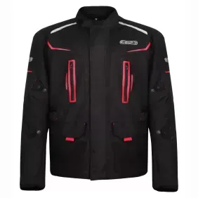 Campera Parka gp 23 cp 30 tilcara cordura cint desmontable y protecciones negroj