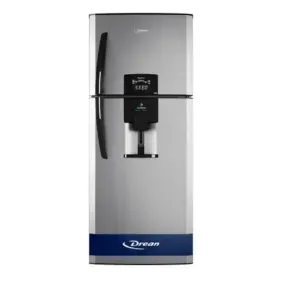 Heladera Drean 373lts no frost con dispenser r600 plata -hdr380n12m
