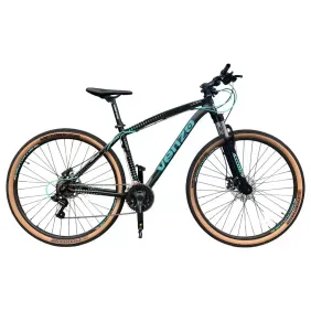 Bicicleta Venzo Loki R29 Negro Teal Gris