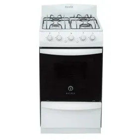 Cocina Escorial palace cristal 51cm gas envasado blanca pal51bl