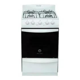 Cocina Escorial palace cristal 51cm gas natural blanca pal51bn