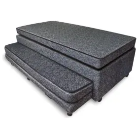 Sommier 1 plaza Gani carro bicama multispace con colchones 90x190x18