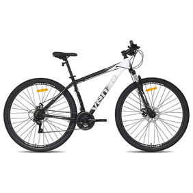 Bicicleta Venzo Ahead 2.1 negra blanca disc mec