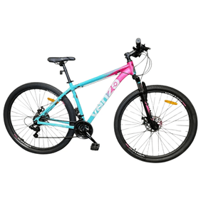 Bicicleta Venzo Ahead 2.1 teal rosa disc mec