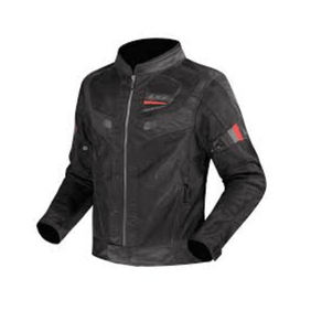 Campera LS2 Cordura Garda Air hombre BkRd