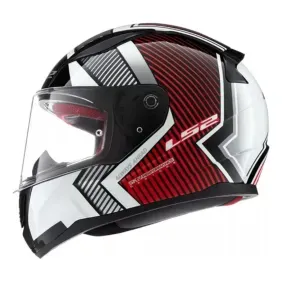 Casco Ls2 353 Rapid Extra blanco rojo