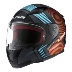 Casco Ls2 353 Rapid Extra gris naranja
