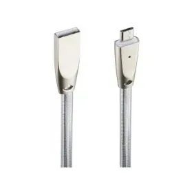 Cable Dekkin Micro Usb Metal H Blanco Ca306 B