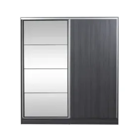 Placard Ricchezze Murano 2P 1 80 Mts 205X178X58 Corr Hickory Bco Tx CEspejo 35231789