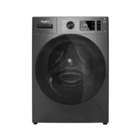 Lavarropas Whirlpool 9kg 1400rpm inverter autom carga front gris oscuro wnq90as