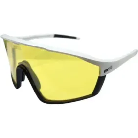 Gafa Ciclismo Sa-888 Sportace Blanco Negro Lente Amarillo C Estuche Fotocromatico