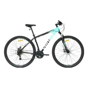 Bicicleta Venzo Ahead 2 1 18 Negro Teal Disc Mec