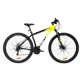 Bicicleta Venzo Ahead 2 1 16 Negro Amarillo Disc Mec
