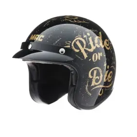 Casco Mac Of181 Bowie Nekrus negro dorado