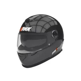 Casco Integral Hawk Rs11 Negro Brillante