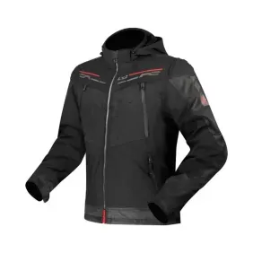 Campera Ls2 softshell zirconium hombre negra roja