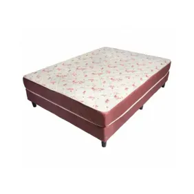 Combo 2 plazas Maxiking frida colchon y sommier 190x140x20