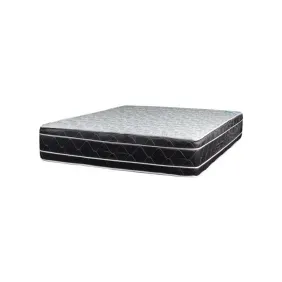 Colchon 2 plazas Maxiking zafiro de espuma c pillow 110kg jackard 140x190x30
