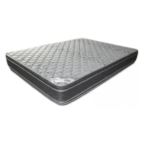 Colchon 2 plazas Gani silver flex de espuma doble pillow 110kg jackard 140x190x25