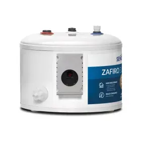 Termotanque Señorial zafiro electrico 20lts 2000w apoyarcolgar conexinf blanco teszp20