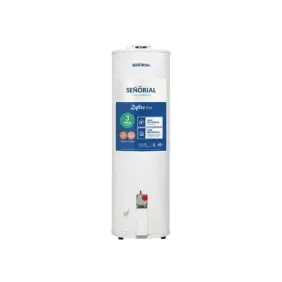 Termotanque Señorial zafiro multigas 160lts pie conexsup blanco 330012
