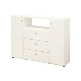 Arcon Platinum Multifuncion 3 Cajones 2Ptas 5 Estantes Blanco Veta 260603