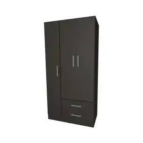 Placard Orlandi bahia 3 puertas 2 cajones 91x184x47cm wengue 3533