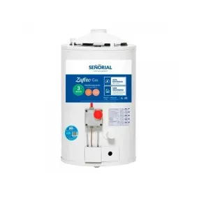 Termotanque Señorial zafiro multigas 30lts apoyarcolgar conexinf y sup blanco 330000