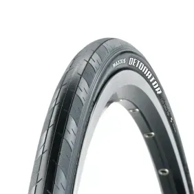 Clincher Con Alambre Y Semitubo Maxxis Detonator 700X25C Negro