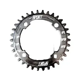 Monoplato 104bcd 40t PShimano Simet Cnc 7075 Negro Sportace