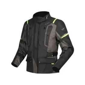 Campera Ls2 cordura 4s narvik mujer negro gris