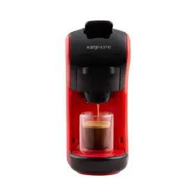 Cafetera Kanjihome 19Bar Multicapsulas 1500W Negra Roja cm1500mc02