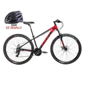 Bicicleta Mtb Zion Aspro Gr R29 L Gris Y Rojo