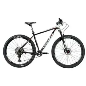 Bicicleta MTB Venzo Vulcan Ex 1.2 R29 Negro Blanco