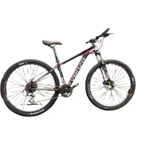Bicicleta Venzo Primal R29 Negro Rosa 2.4 16 Disc Hid