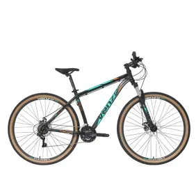 Bicicleta Venzo Eolo 2 1 Negra Teal Disc Mec