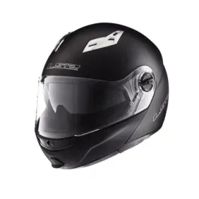 Casco Ls2 370 Gloss Black Rebatible