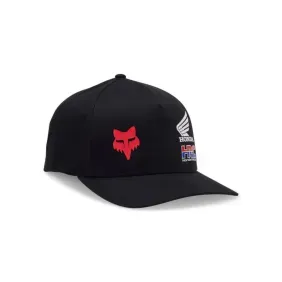 Gorra Honda Fox Hrc Flexfit Hat Negro Talles S M